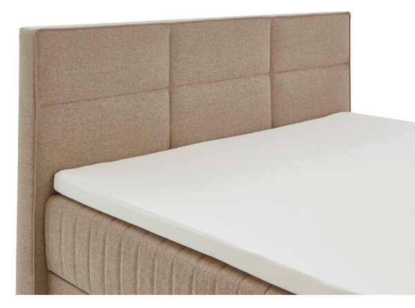 Letto boxspring beige con contenitore 160x200 cm Tambo - Meise Möbel