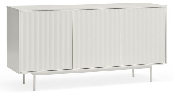 Cassettiera bassa bianca 159x80 cm Sierra - Teulat