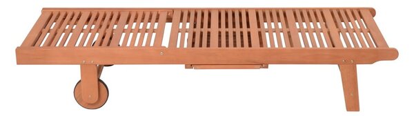 Lettino da giardino in legno color crema-naturale San Diego - Garden Pleasure