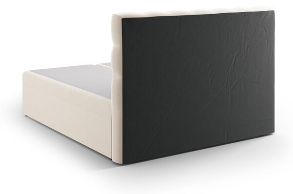 Letto boxspring beige con contenitore 180x200 cm Bali - Cosmopolitan Design