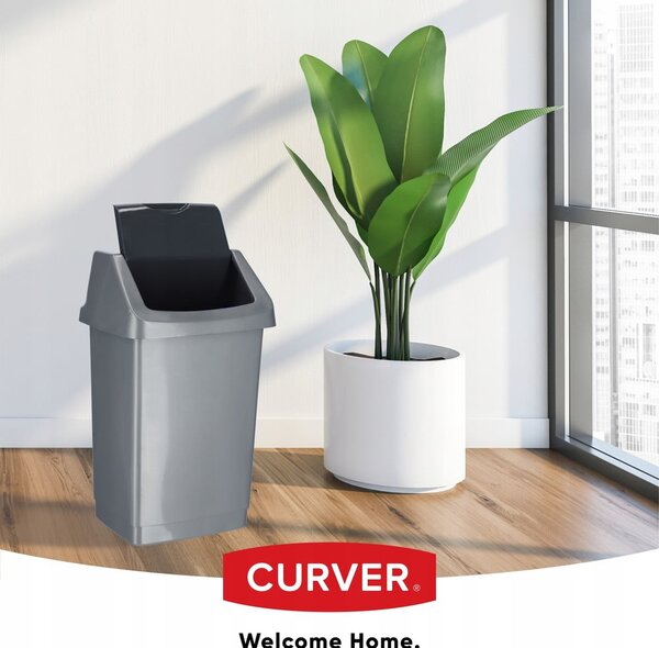 Cestino grigio , 25 l Click-it - Curver