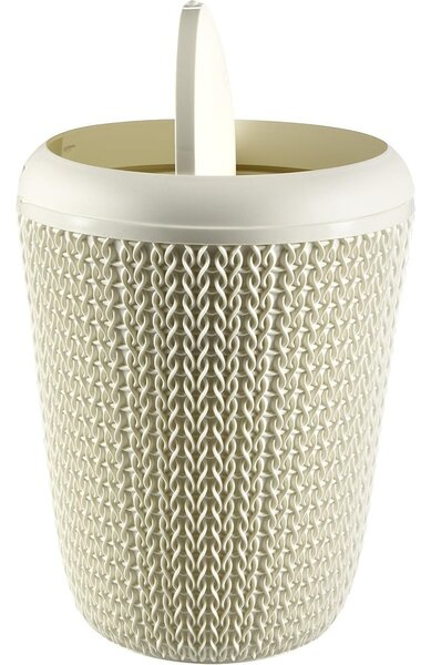 Cestino da bagno bianco , 7 l Knit - Curver