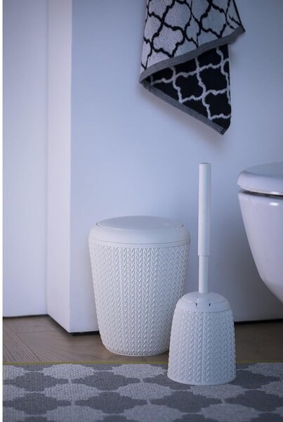 Cestino da bagno bianco , 7 l Knit - Curver