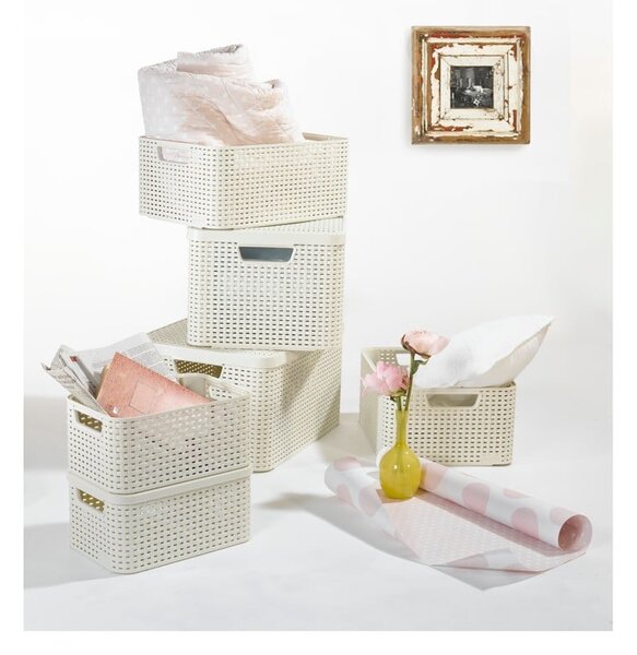 Cesto portaoggetti bianco , 18 l Style - Curver
