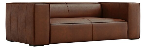 Divano in pelle marrone cognac 212 cm Madame - Windsor & Co Sofas