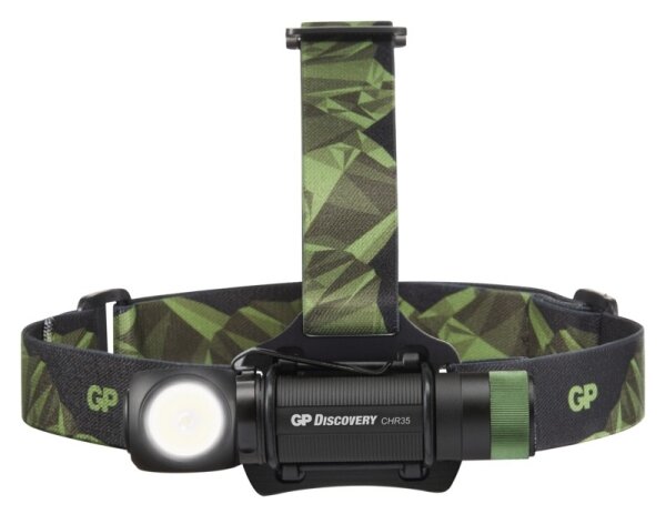 Lampada frontale LED GP DISCOVERY CHR35 LED/3,7V/2600mAh