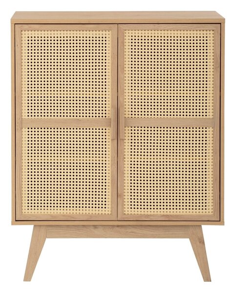 Mobiletto colore naturale in rovere decorato 87x110 cm Bridget - Støraa