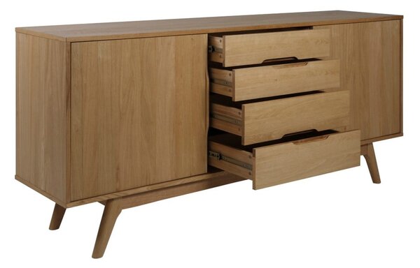 Cassettiera bassa in rovere 180x84 cm Marte - Actona