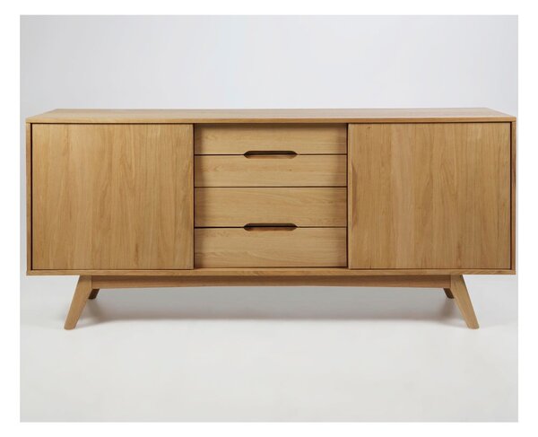 Cassettiera bassa in rovere 180x84 cm Marte - Actona