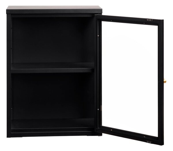 Vetrina nera in metallo 45x60 cm Carmel - Unique Furniture
