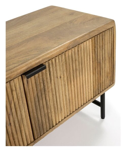 Mobile TV di colore naturale in mango massiccio 145x50x40 cm Mundra – MOME