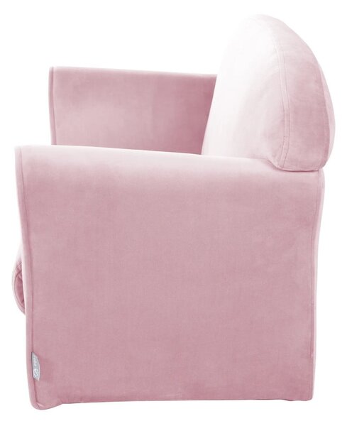 Divano per bambini in velluto rosa chiaro 78 cm Lil Sofa - Roba