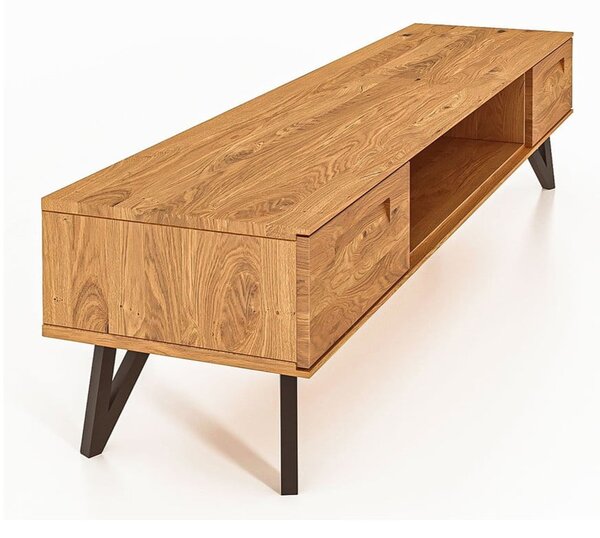 Tavolo TV in rovere 182x42 cm Golo - The Beds
