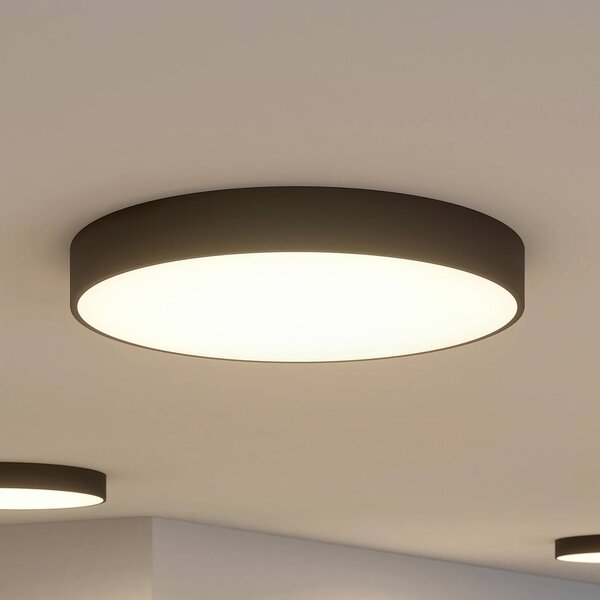 Plafoniera a LED Noabelle Arcchio, dimmerabile, Nero, Cucina, Metallo, Moderno, Plafoniera LED