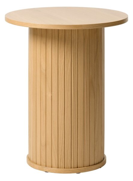 Tavolino rotondo in rovere ø 50 cm Nola - Unique Furniture