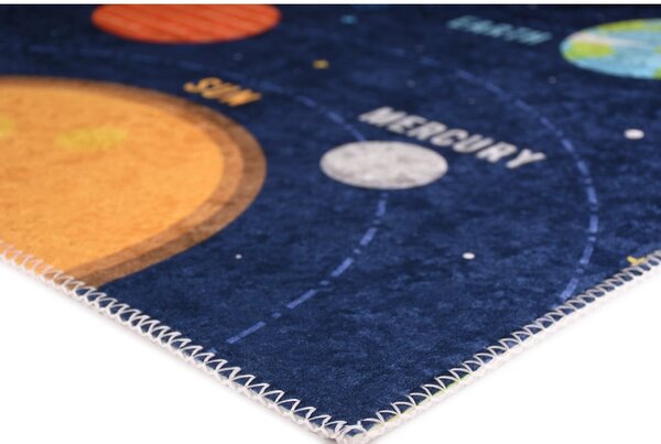 Tappeto per bambini 80x150 cm Solar System - Vitaus
