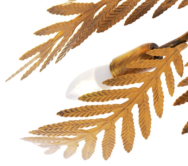 Plafoniera smart vintage oro 70 cm incl. 5 WiFi B35 - Botanica