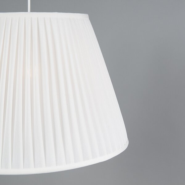 Lampada a sospensione retrò crema 45 cm - Plisse