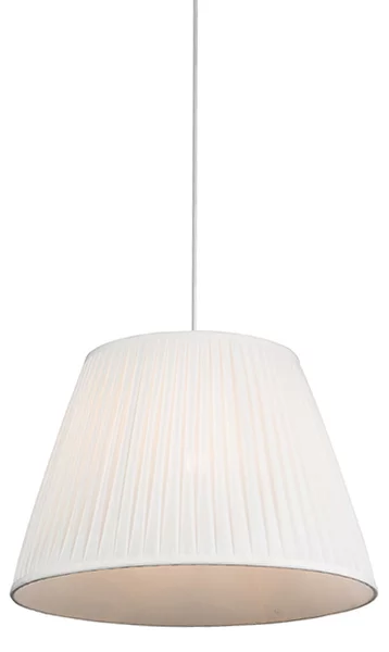 Lampada a sospensione retrò crema 45 cm - Plisse