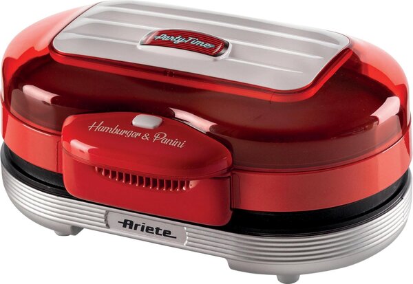 Macchina per hamburger rossa da 1200 w Ariete 00C020500AR0