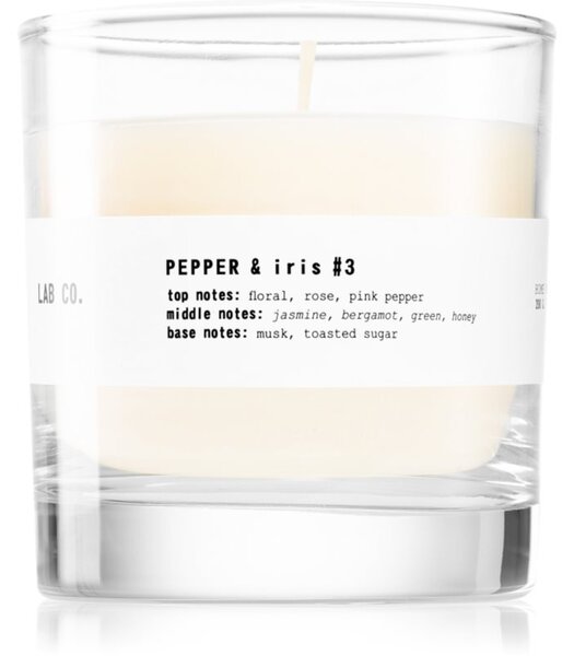 The Olphactory Lab Co. Pepper & Iris candela profumata 200 g