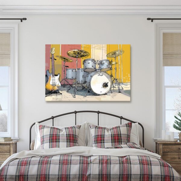 Quadro su tela – Angolo della sala prove