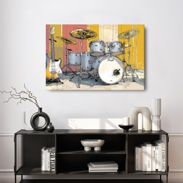 Quadro su tela – Angolo della sala prove