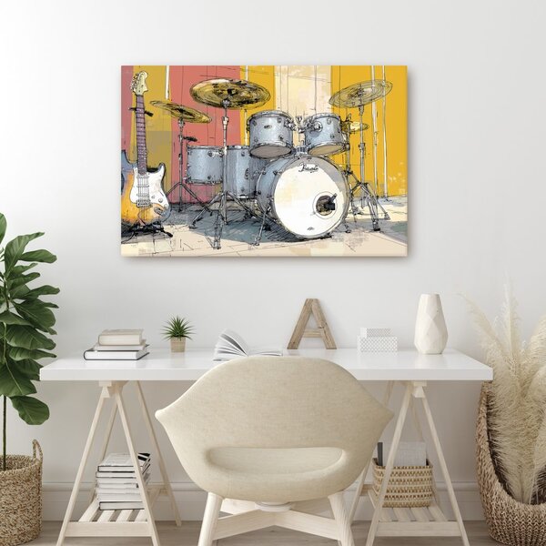 Quadro su tela – Angolo della sala prove