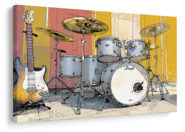 Quadro su tela – Angolo della sala prove