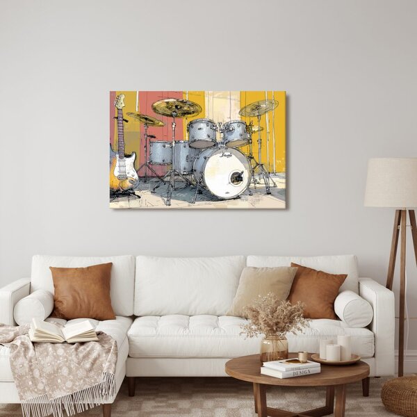 Quadro su tela – Angolo della sala prove