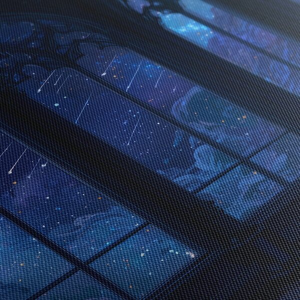 Quadro su tela – Cielo notturno oltre la finestra