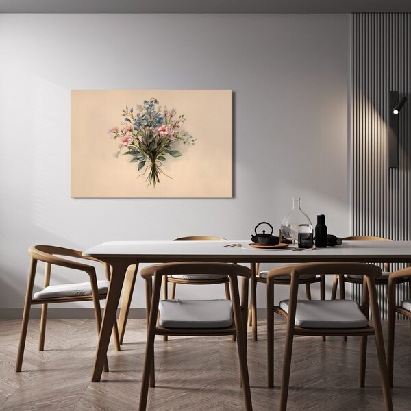 Quadro su tela – Bouquet di fiori delicati