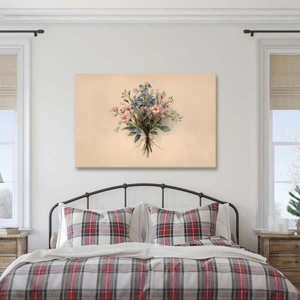 Quadro su tela – Bouquet di fiori delicati