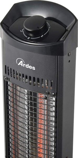 Ardes Stufa elettrica al Carbonio Potenza 1000 watt Stufetta elettrica Oscillante colore Nero - AR4B03