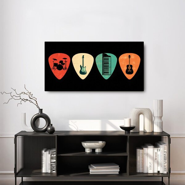 Quadro su tela – Plectri eleganti