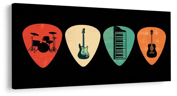 Quadro su tela – Plectri eleganti
