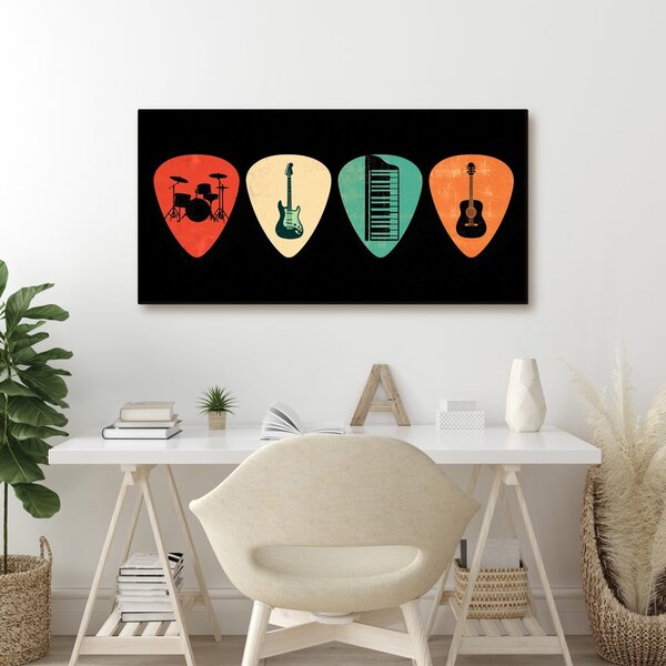 Quadro su tela – Plectri eleganti
