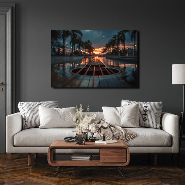 Quadro su tela – Tramonto sulla chitarra