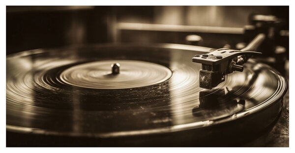 Quadro su tela – Disco in vinile vintage