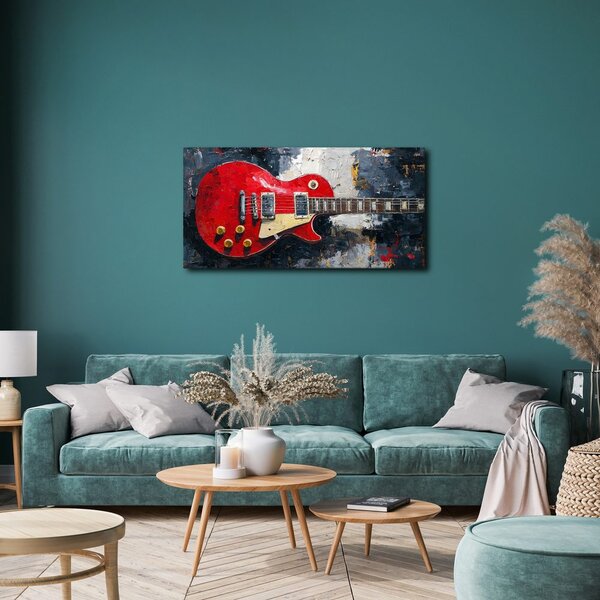 Quadro su tela – Dipinto di chitarra elettrica LP