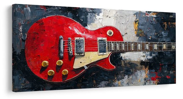 Quadro su tela – Dipinto di chitarra elettrica LP