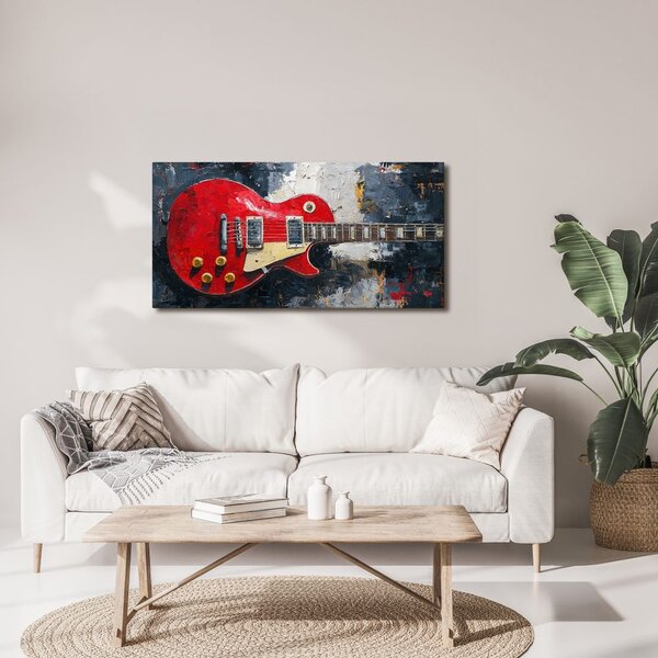 Quadro su tela – Dipinto di chitarra elettrica LP