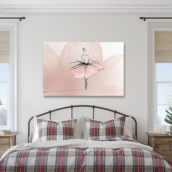 Quadro su tela – Ballerina in rosa