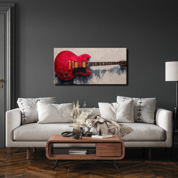 Quadro su tela – Leggendaria chitarra rossa SG