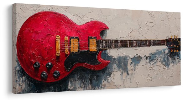 Quadro su tela – Leggendaria chitarra rossa SG