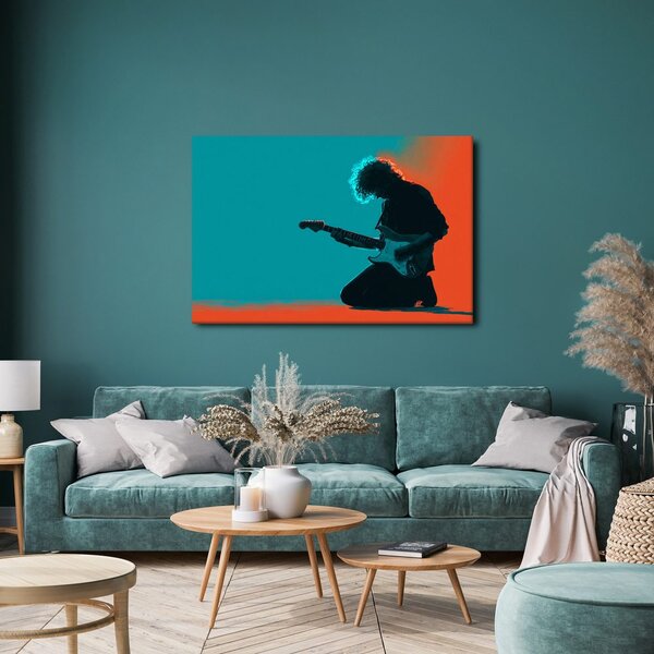 Quadro su tela – Estasi musicale sul palco