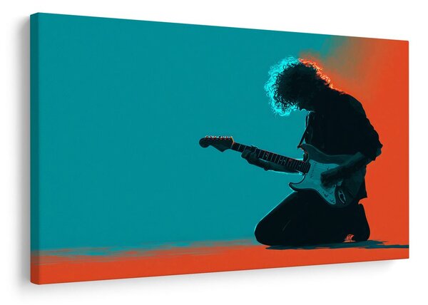 Quadro su tela – Estasi musicale sul palco