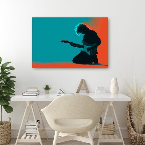 Quadro su tela – Estasi musicale sul palco