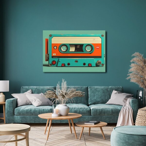 Quadro su tela – Cassette retrò