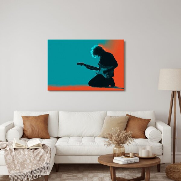 Quadro su tela – Estasi musicale sul palco